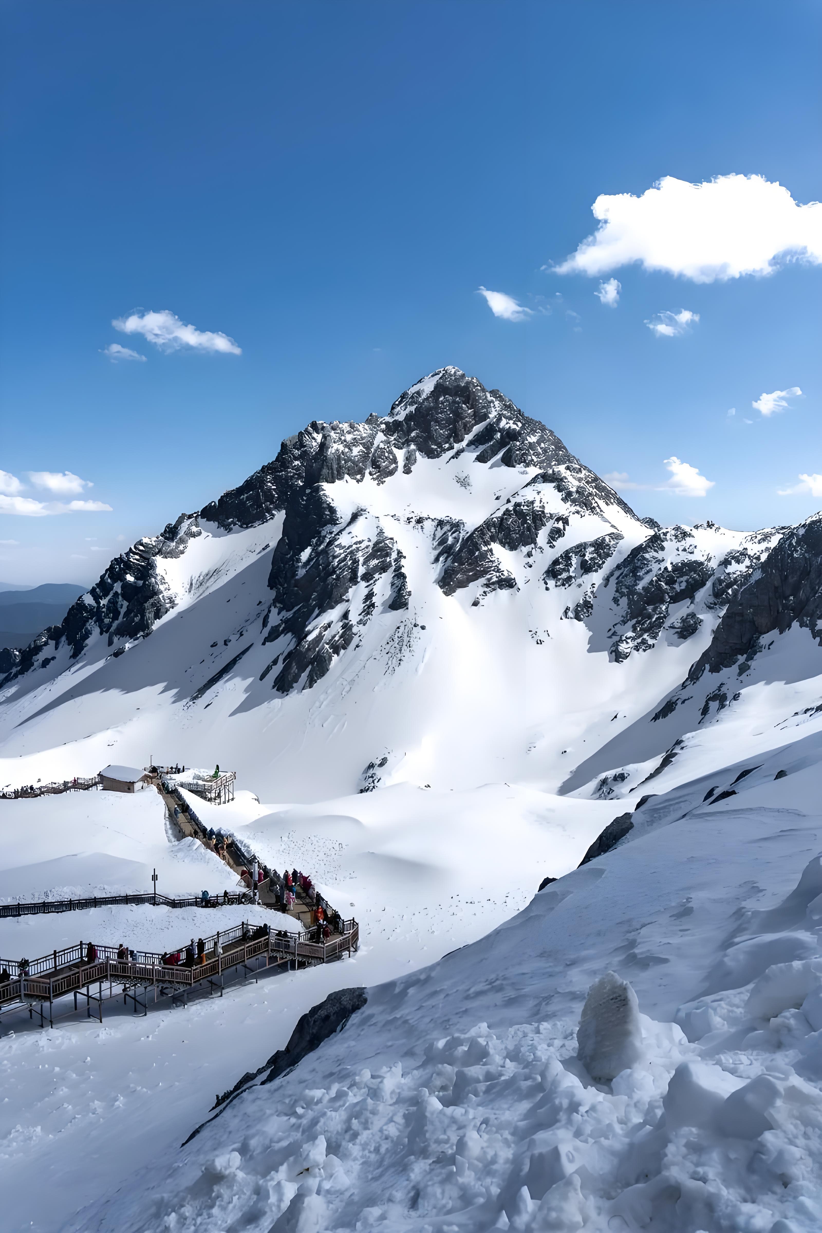 Jade Dragon Snow Mountain near Lijiang