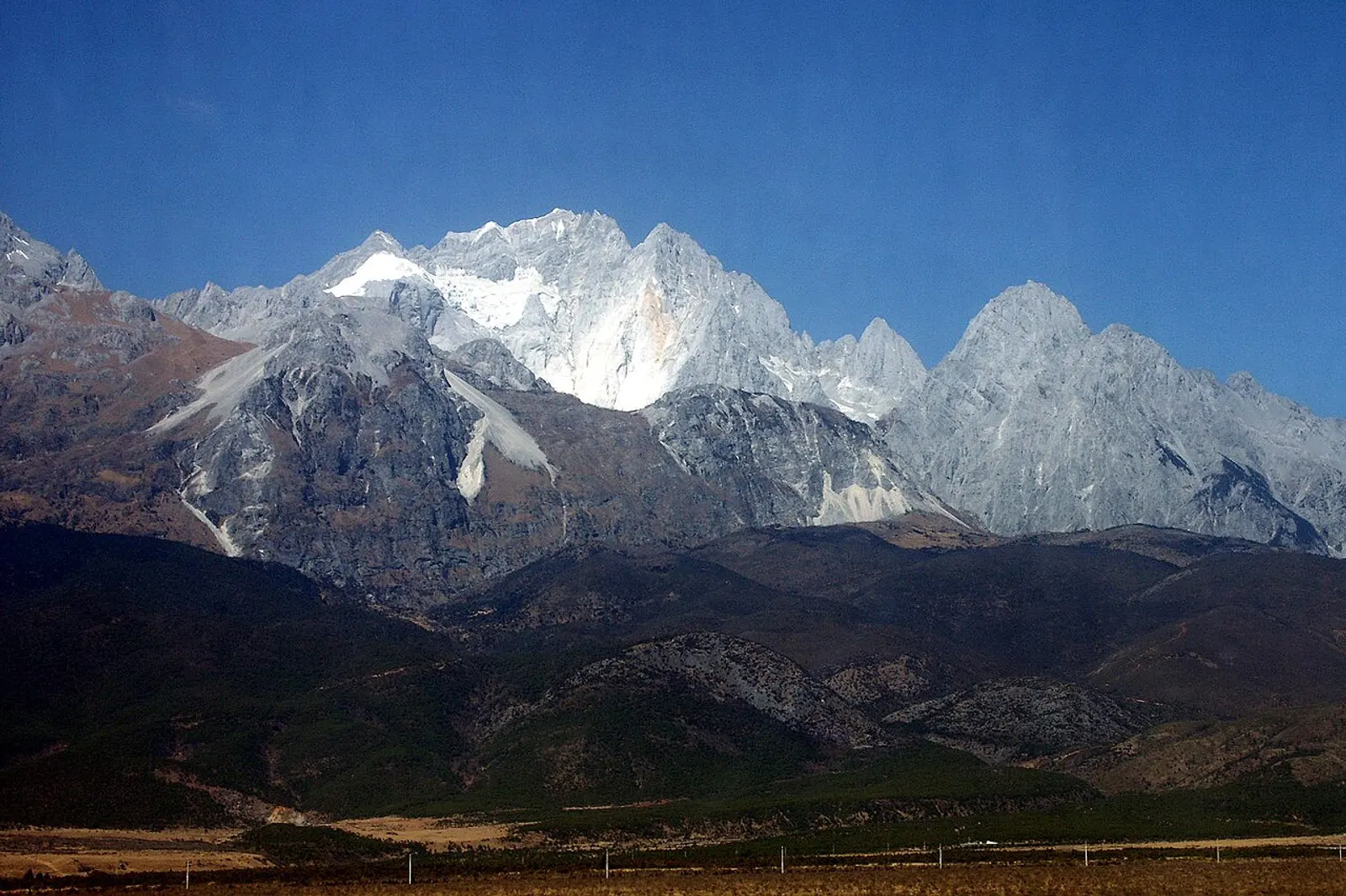 Jade Dragon Snow Mountain above the Lijiang valley